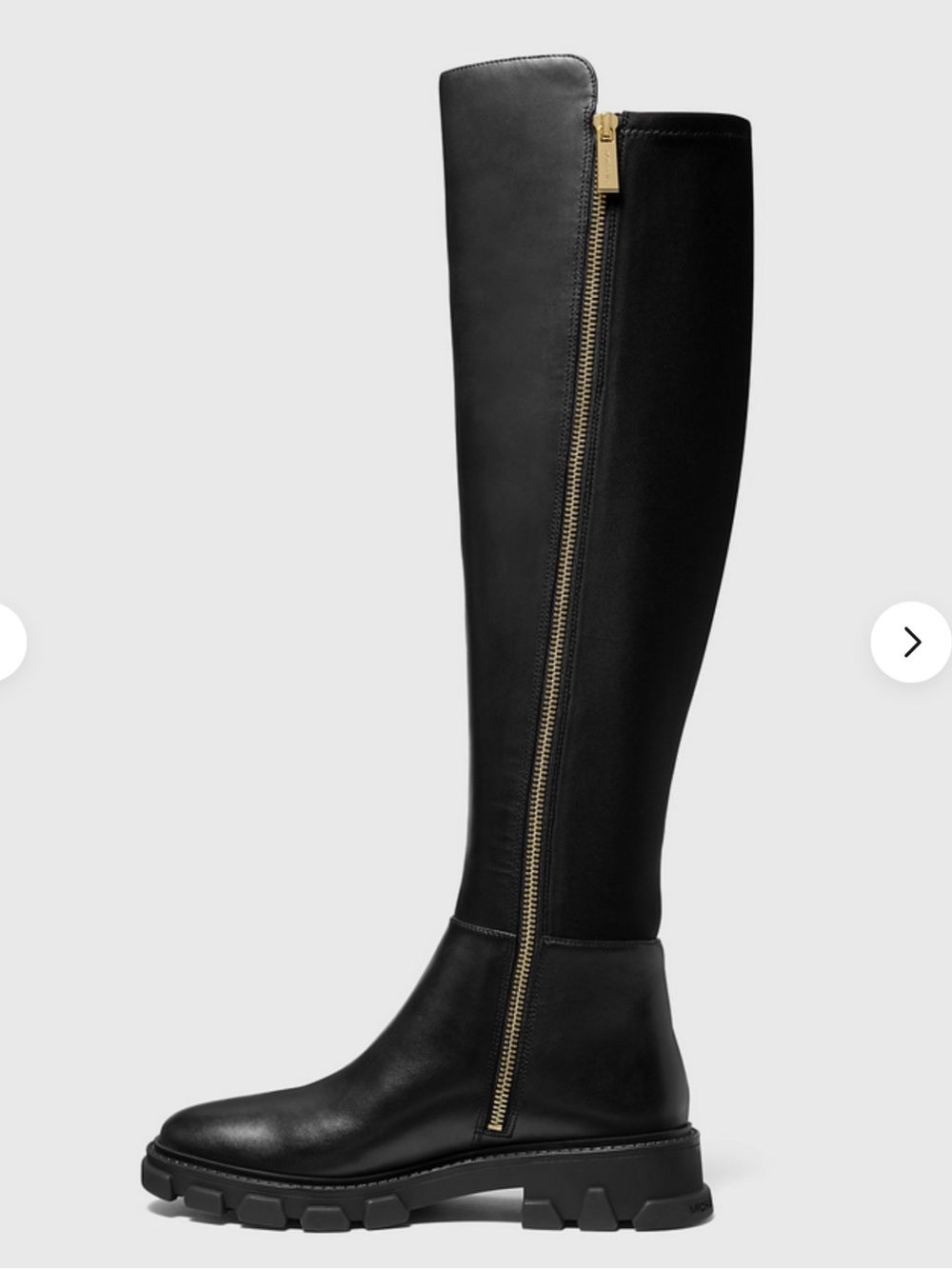 Michael Kors Leather & Stretch Boot